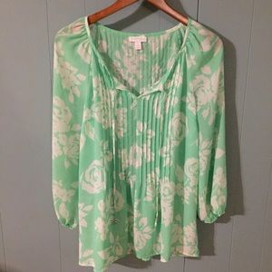 CHARTER CLUB || Floral Print Shirt